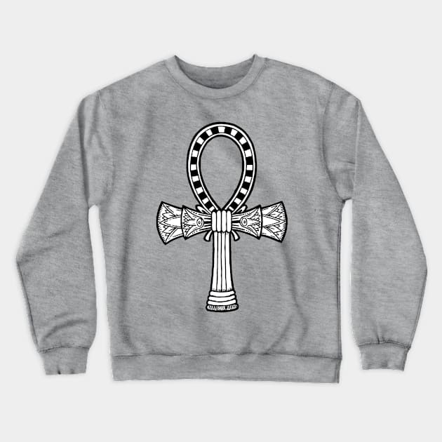 Egyptian Ankh Crewneck Sweatshirt by Art By Cleave